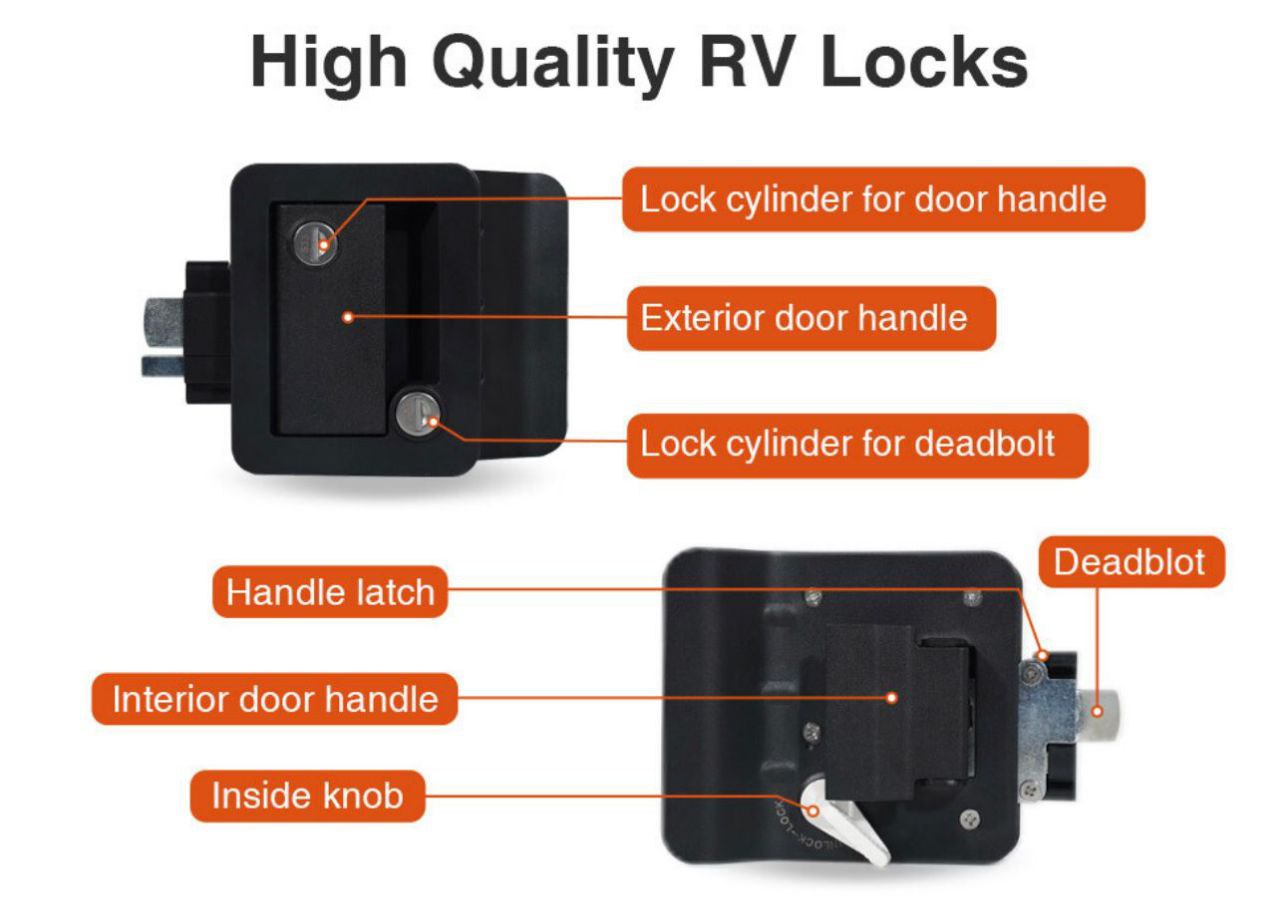 قفل باب عالي الجودة لعربات RV