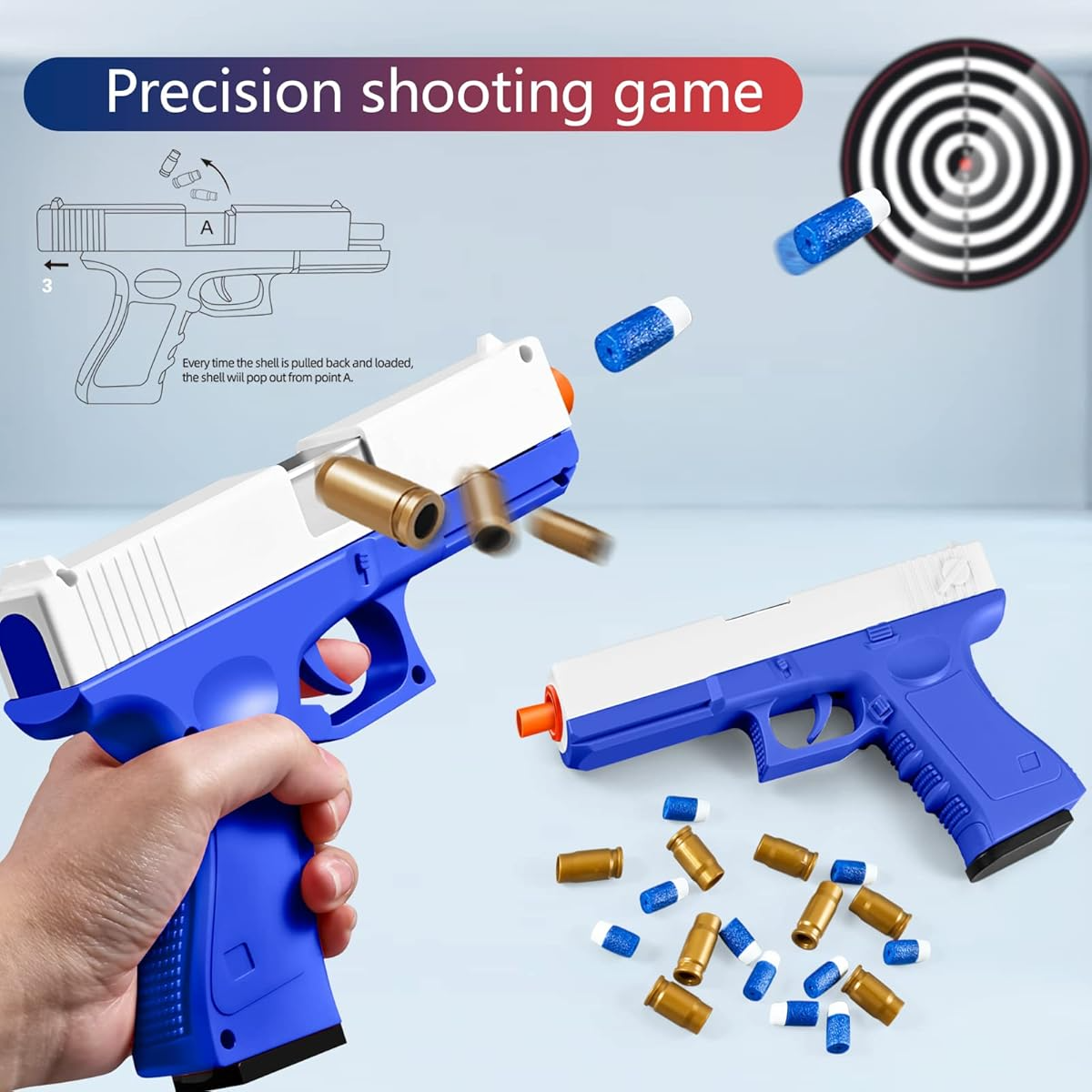 لعبة إطلاق دقيقة – متعة التصويب الآمنة للأطفال